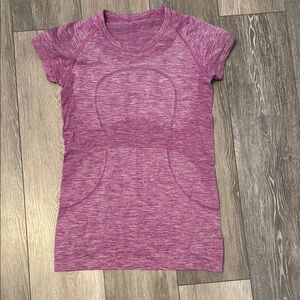 Lululemon Athletica Pink Fitted Short Sleeve T-Shirt